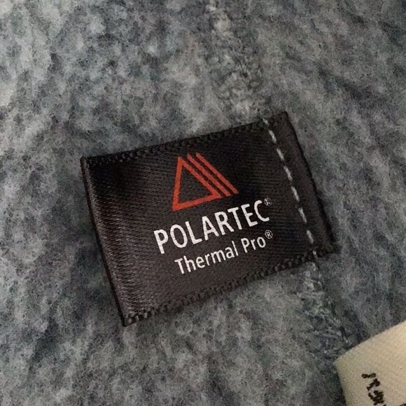 Patagonia Re-Tool Light Blue Navy Snap T Synchilla Pullover Fleece - Picture 15 of 16